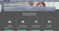 Desktop Screenshot of nagelchiropractic.com